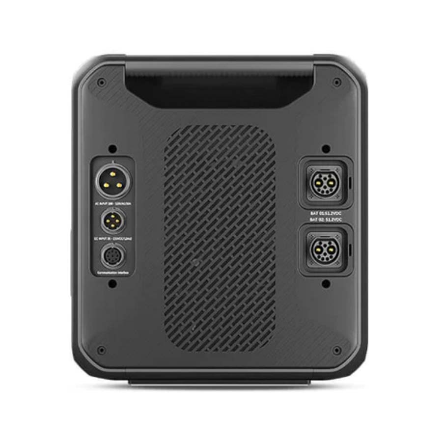 Bluetti-AC300-+-Bateria-B300-Conexiones Bluetti AC300 Bateria B300 Lateral