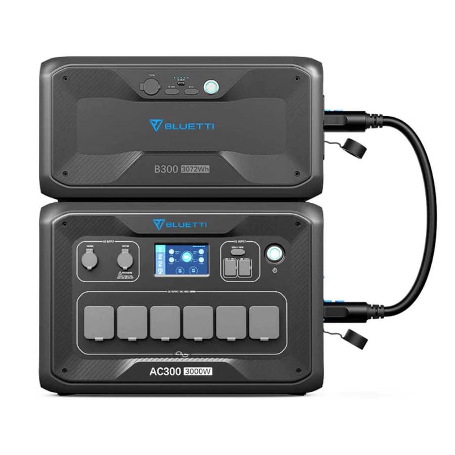 Bluetti AC300 Bateria B300 Frontal