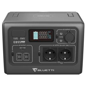 Bluetti EB55 Generador Solar Frontal