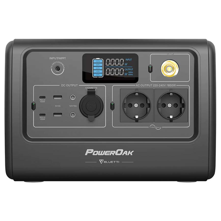 Bluetti-EB70-Generador-Solar-Electrico-Frontal Bluetti EB70 Generador Solar Electrico Frontal