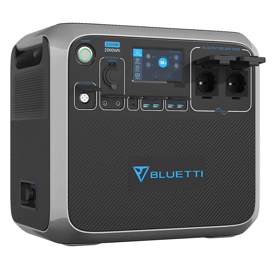 Bluetti-Poweroak-AC200P-Lateral Bluetti Poweroak AC200P Lateral