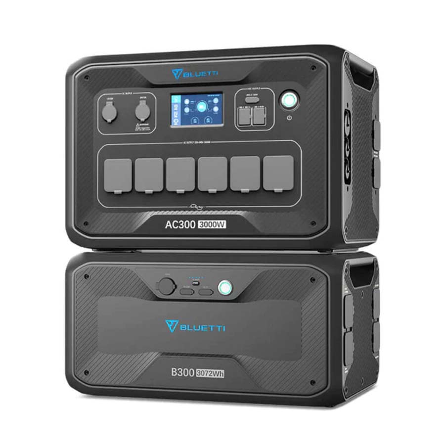 Generador-Bluetti-AC300-+-Bateria-B300 Generador Bluetti AC300 Bateria B300 Frontal