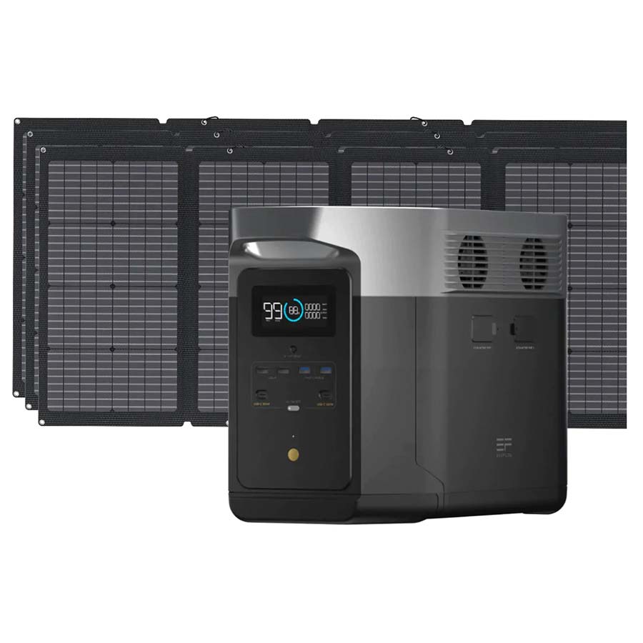 Pack Ecoflow Delta Max + 3 Paneles Solares de 220W