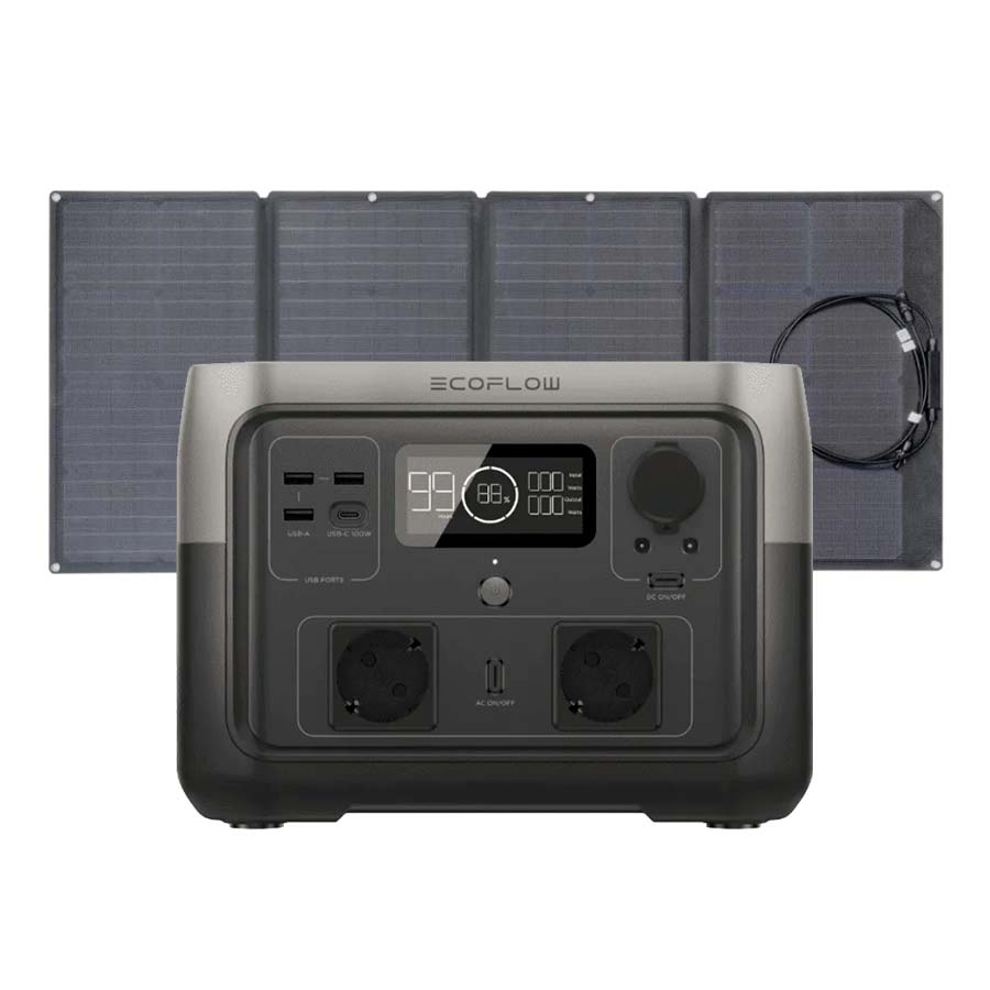 Pack ecoflow River 2 Max + panel solar 160w