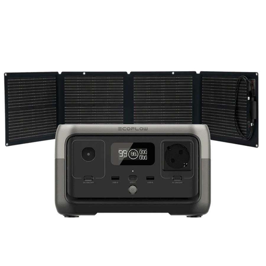 Pack Ecflow River 2 + Panel Solar 110w