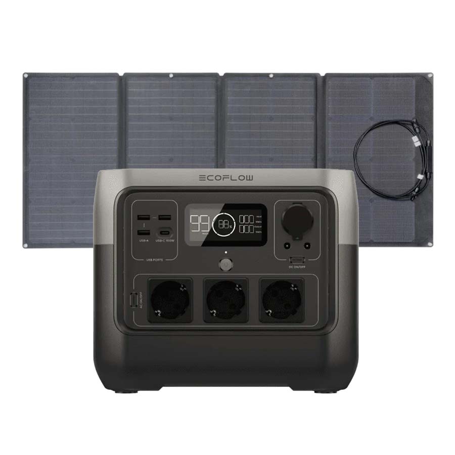 Pack ecoflow River 2 Pro + panel solar 160w