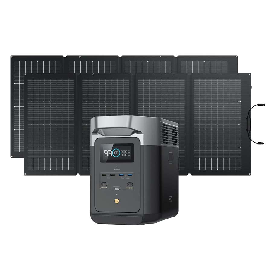 Pack Ecoflow Delta 2 + 2 Panels Solares 220w